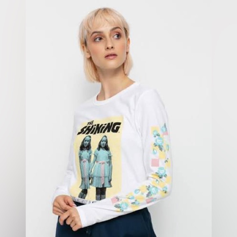 White 'The Shining' Graphic Long Sleeve Shirt